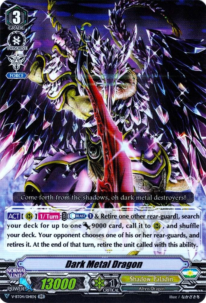 Image of Dark Metal Dragon (V-BT04/014EN) [Vilest! Deletor]
