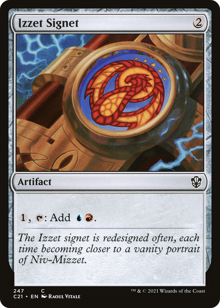 Image of Izzet Signet [Commander 2021]