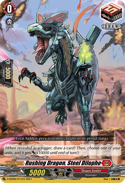 Image of Rushing Dragon, Steel Dilopho (D-SD06/011EN) [Mirei Minae: Sealed Blaze Maiden]