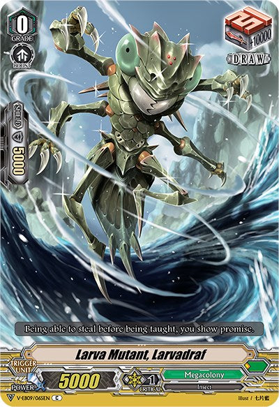 Image of Larva Mutant, Larvadraf (V-EB09/065EN) [The Raging Tactics]