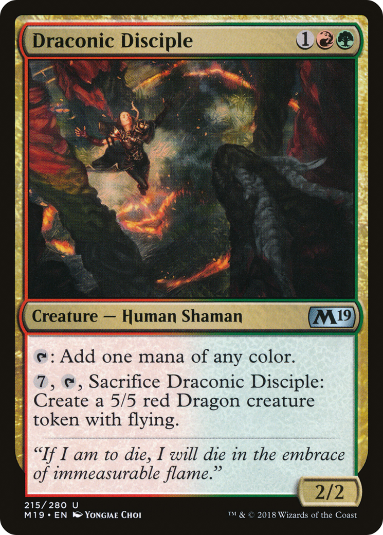 Image of Draconic Disciple [Core Set 2019]