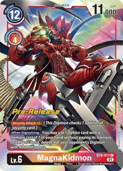 Image of MagnaKidmon [BT6-017] [Double Diamond Pre-Release Cards]