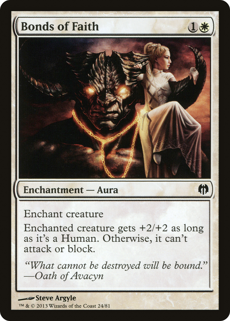 Image of Bonds of Faith [Duel Decks: Heroes vs. Monsters]