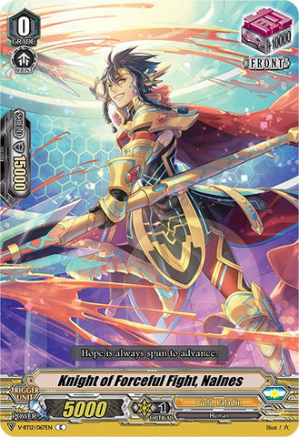 Knight of Forceful Fight, Nalnes (V-BT12/067EN) [Divine Lightning Radiance]