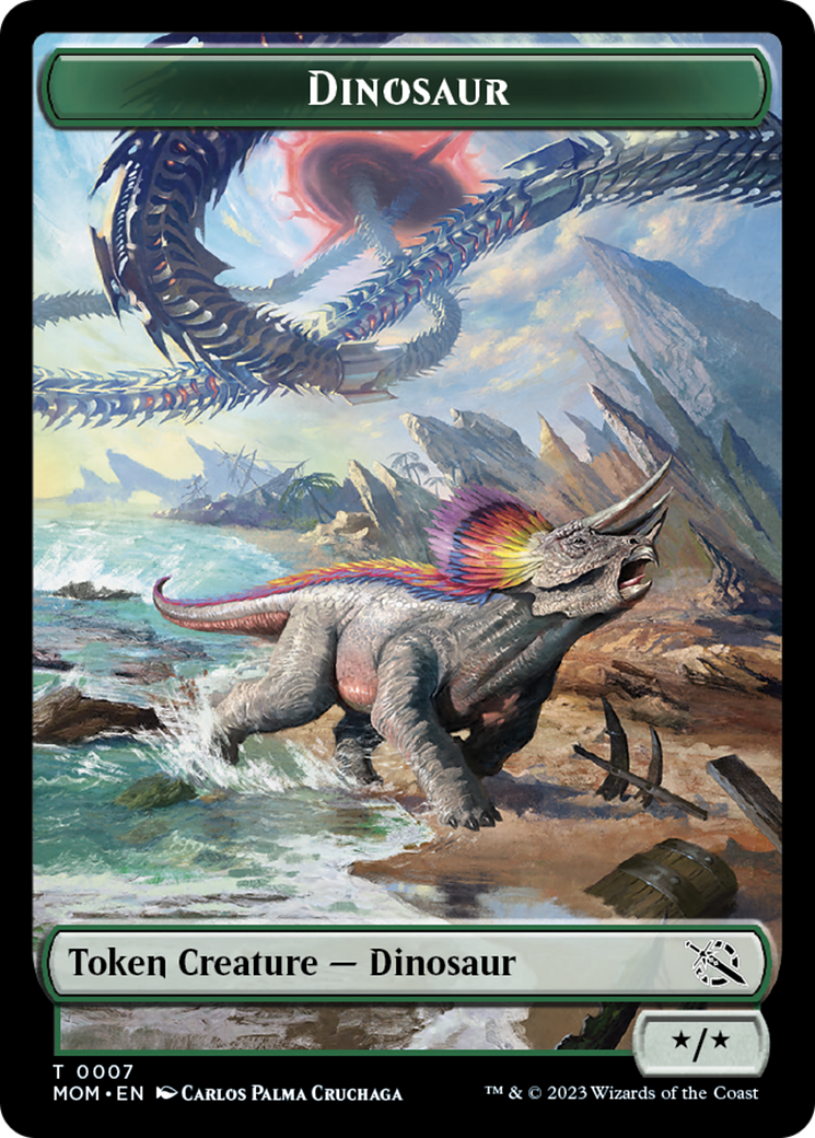 Image of Dinosaur Token [March of the Machine Tokens]