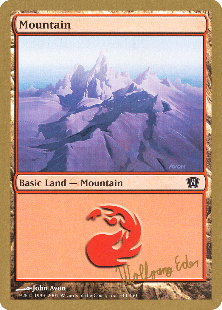 Image of Mountain (Wolfgang Eder) [World Championship Decks 2003]