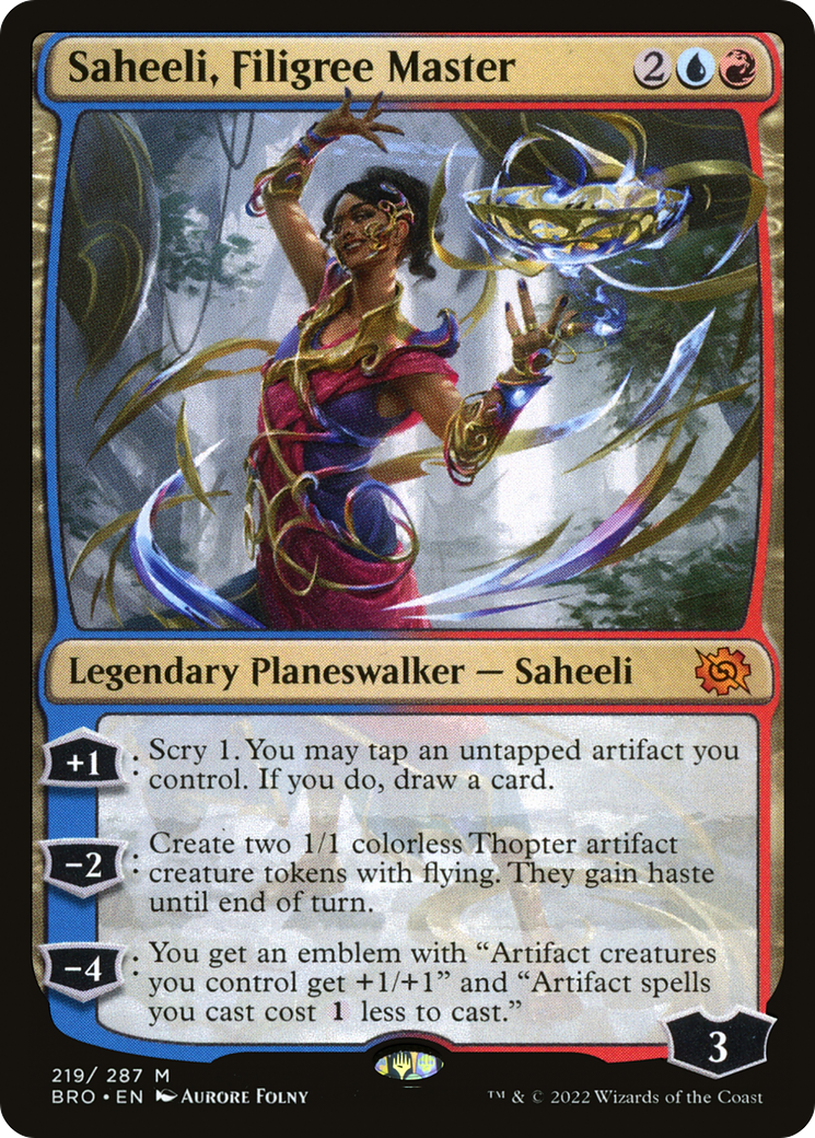 Image of Saheeli, Filigree Master [The Brothers' War]