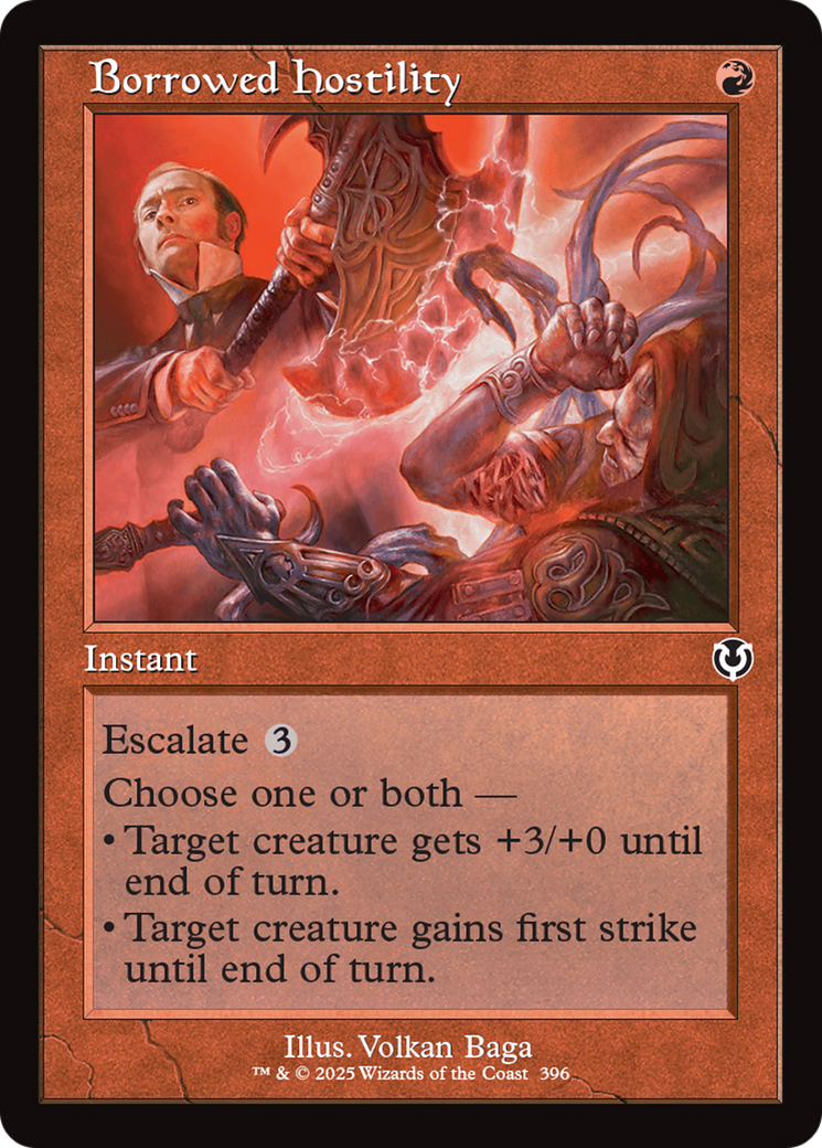 Image of Borrowed Hostility (Retro Frame) [Innistrad Remastered]