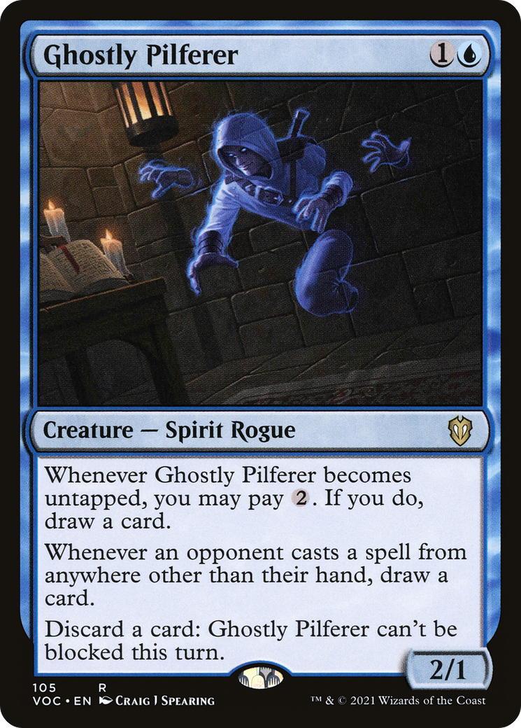 Image of Ghostly Pilferer [Innistrad: Crimson Vow Commander]