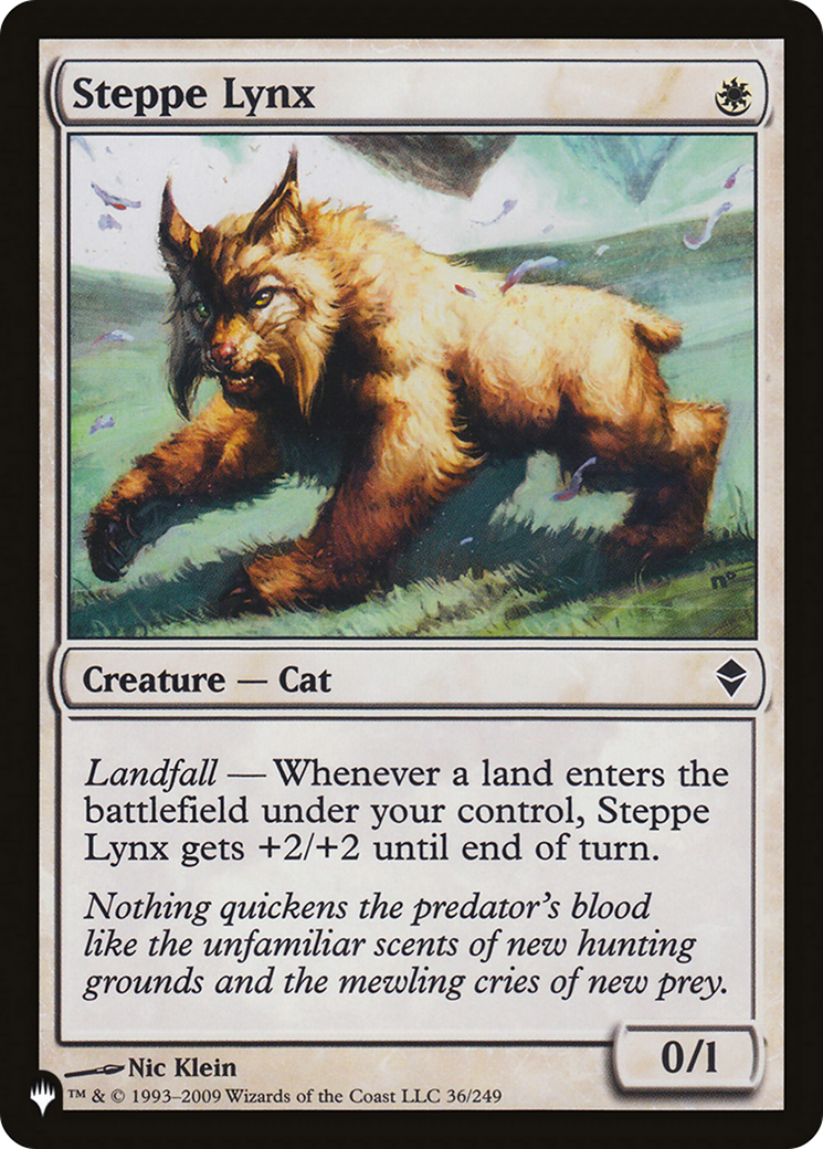 Image of Steppe Lynx [The List]