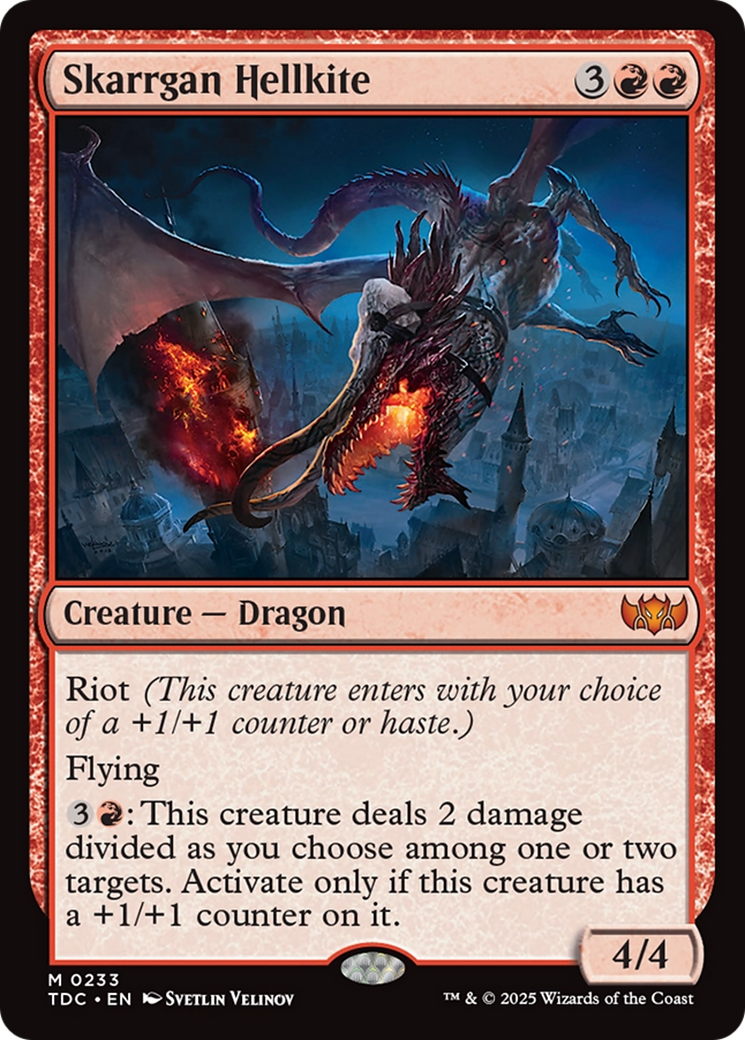 Image of Skarrgan Hellkite [Tarkir: Dragonstorm Commander]