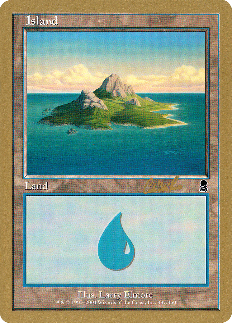 Image of Island (cr337a) (Carlos Romao) [World Championship Decks 2002]