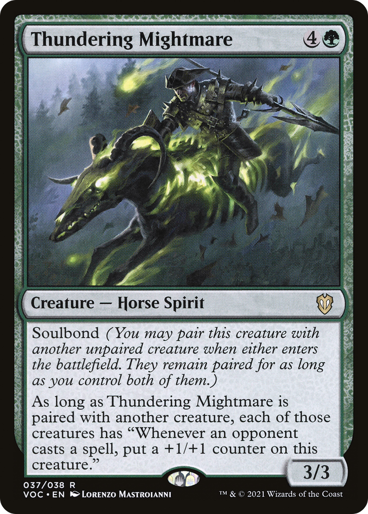 Image of Thundering Mightmare [Innistrad: Crimson Vow Commander]
