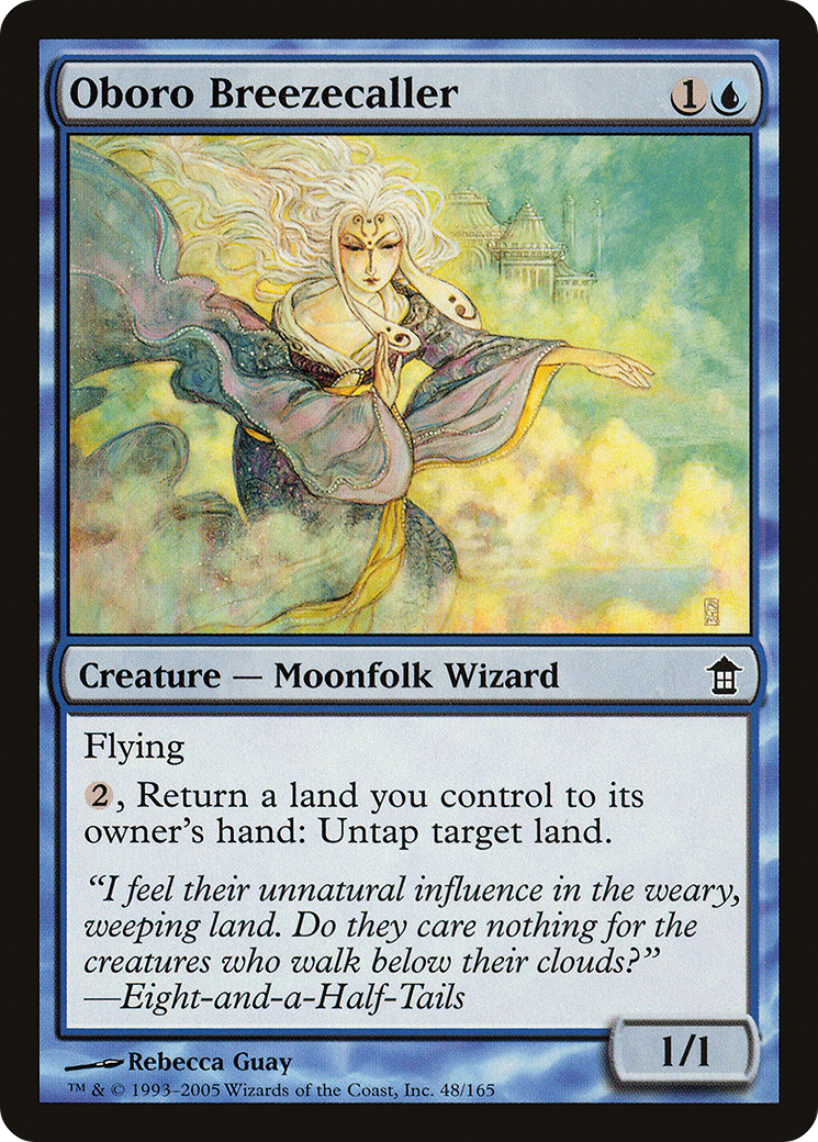Image of Oboro Breezecaller [Saviors of Kamigawa]