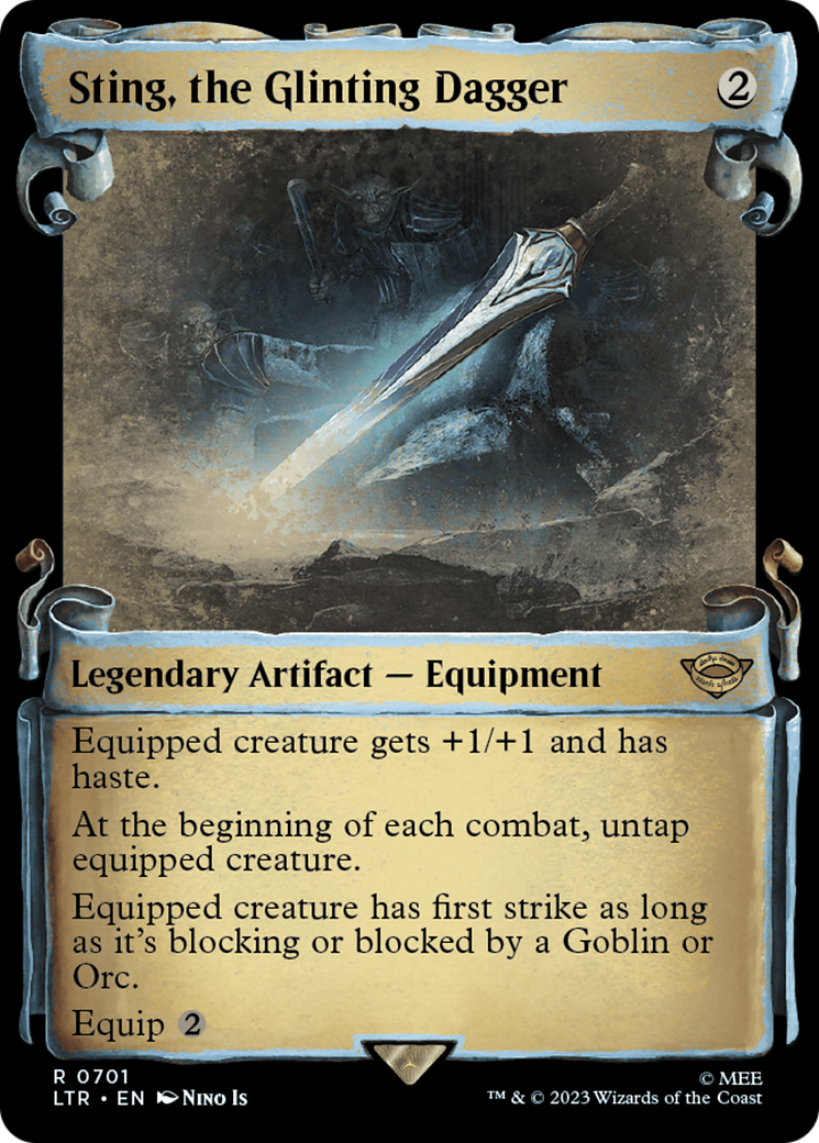 Image of Sting, the Glinting Dagger [The Lord of the Rings: Tales of Middle-Earth Showcase Scrolls]