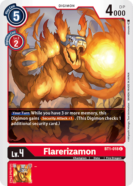 Image of Flarerizamon [BT1-018] [Release Special Booster Ver.1.0]