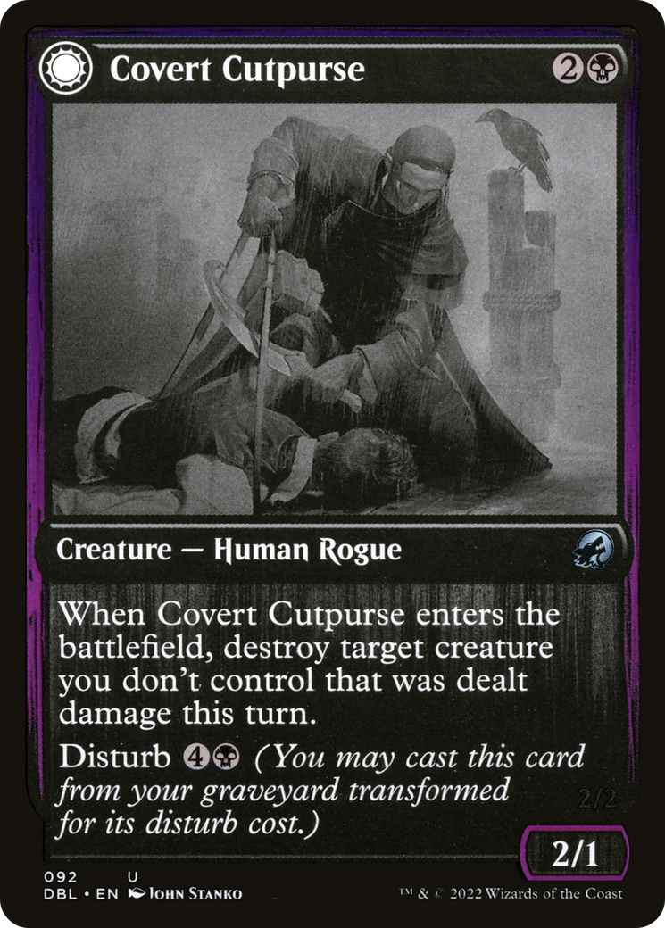 Image of Covert Cutpurse // Covetous Geist [Innistrad: Double Feature]