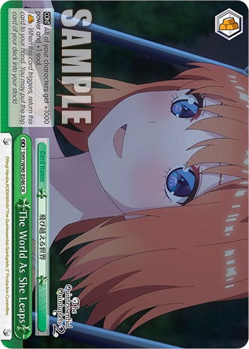 Image of The World As She Leaps (5HY/W90-E046 CR) [The Quintessential Quintuplets 2]