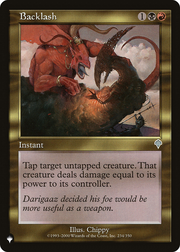 Image of Backlash [The List]