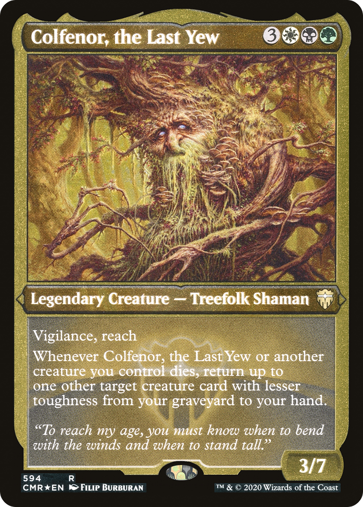Image of Colfenor, the Last Yew (Etched) [Commander Legends]