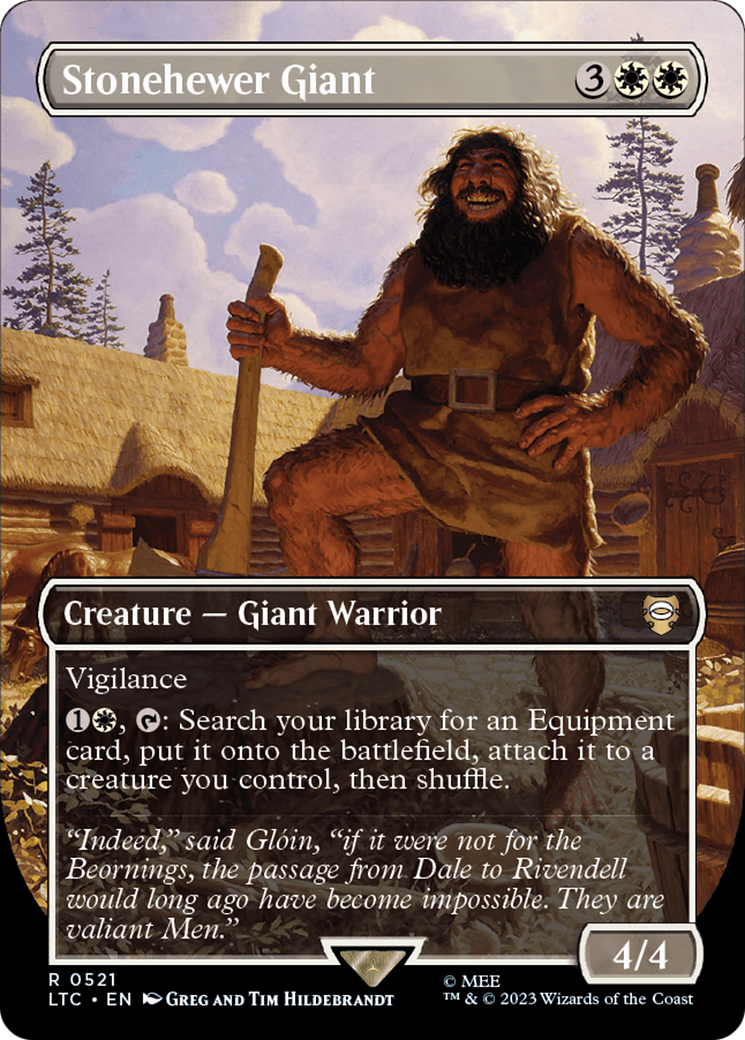 Image of Stonehewer Giant (Borderless) [The Lord of the Rings: Tales of Middle-Earth Commander]