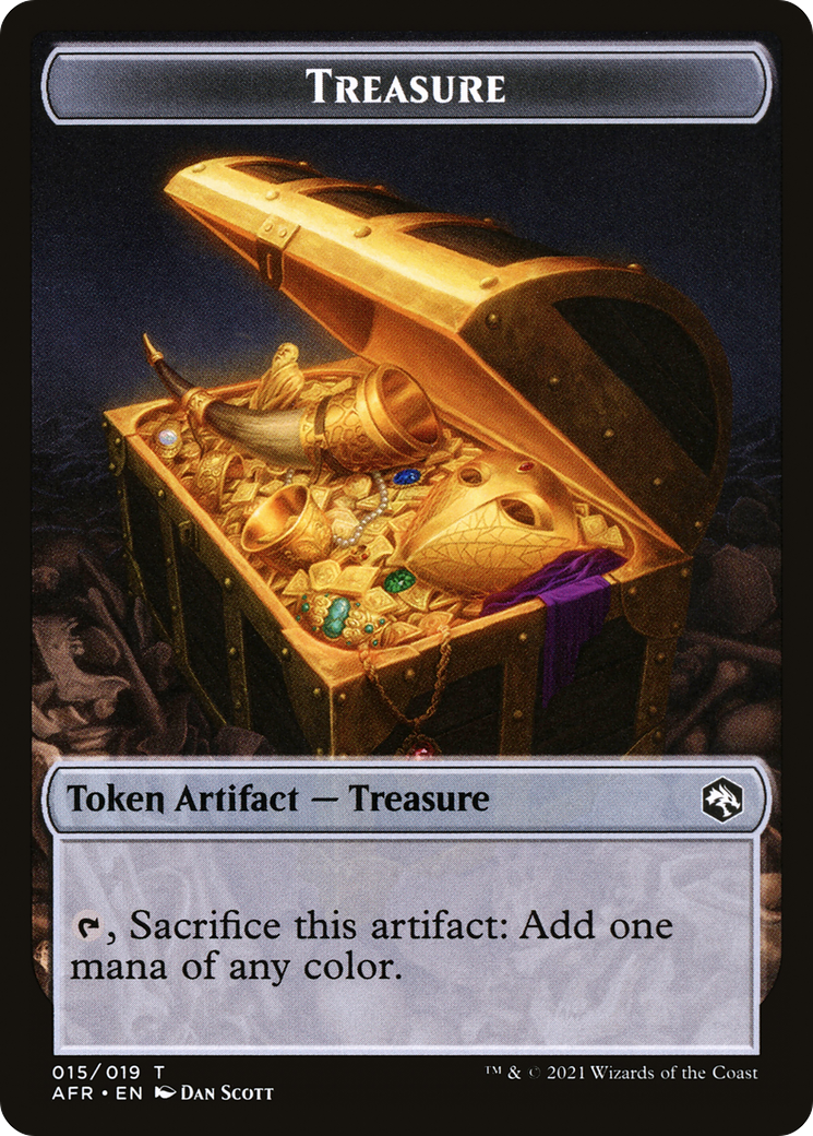 Image of Treasure Token (AFR-015) - Adventures in the Forgotten Realms Tokens Foil