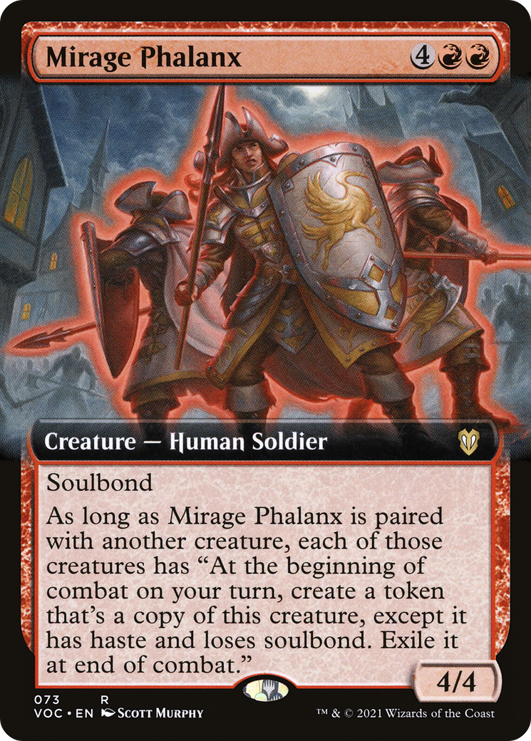 Image of Mirage Phalanx (Extended Art) [Innistrad: Crimson Vow Commander]
