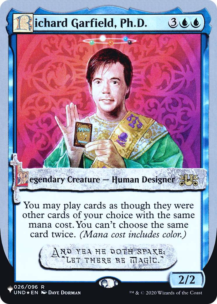 Image of Richard Garfield, Ph.D. (Unfinity Foil Edition) [The List]