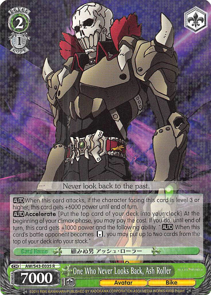 Image of One Who Never Looks Back, Ash Roller (AW/S43-E035	R) [Accel World -Infinite Burst-]