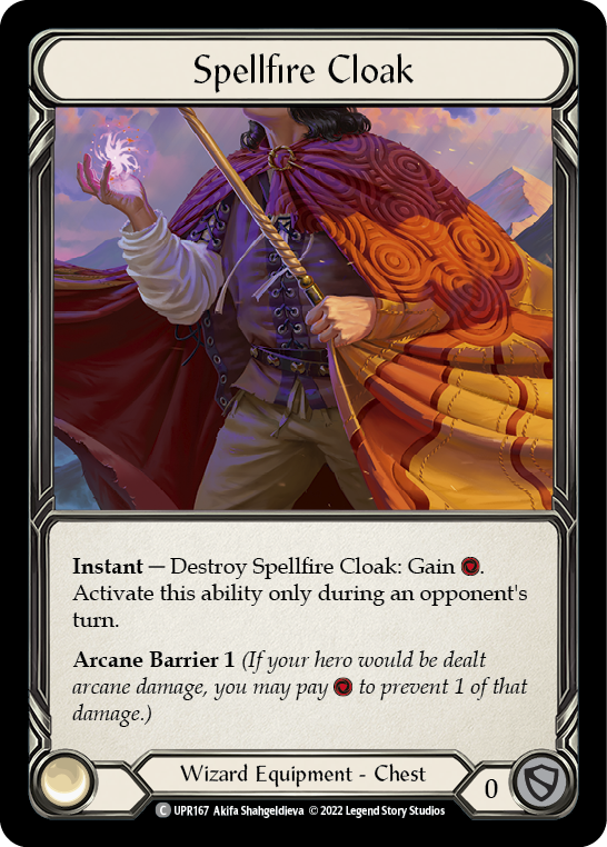 Image of Spellfire Cloak [UPR167] (Uprising)  Cold Foil