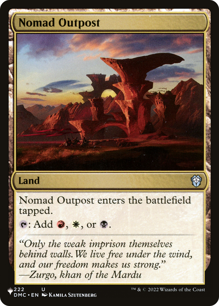 Image of Nomad Outpost [The List]