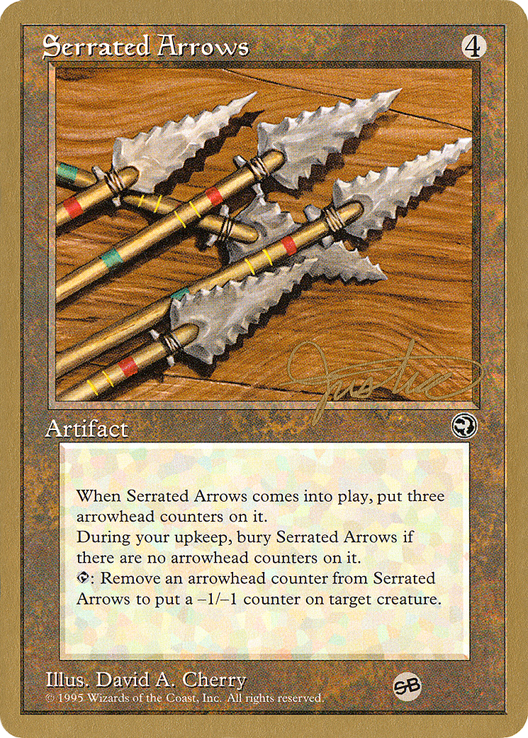 Image of Serrated Arrows (Mark Justice) (SB) [Pro Tour Collector Set]