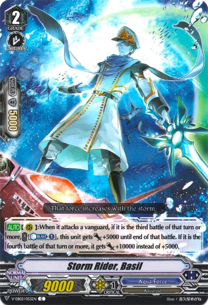 Image of Storm Rider, Basil (V-EB02/055EN) [Champions of the Asia Circuit]