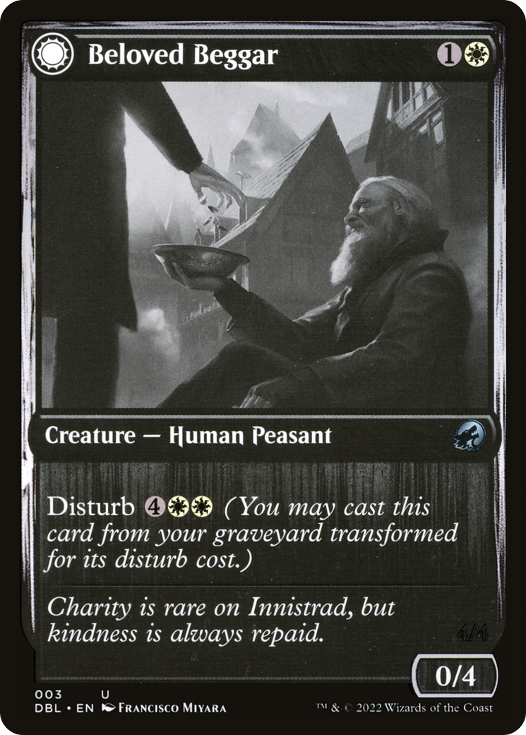 Image of Beloved Beggar // Generous Soul [Innistrad: Double Feature]