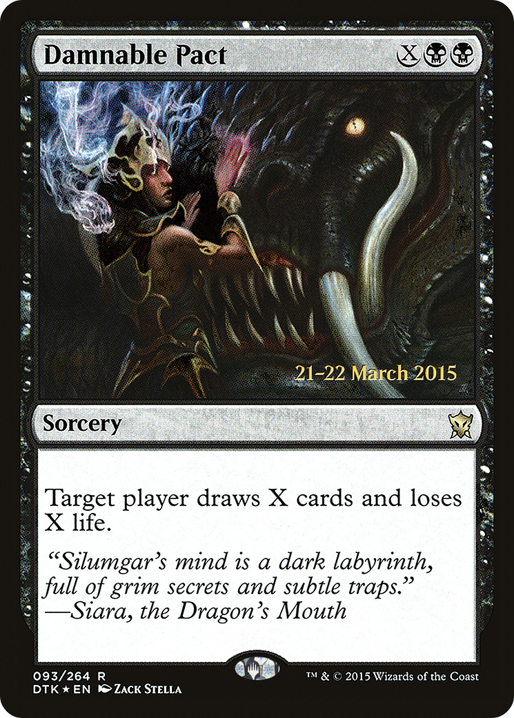Image of Damnable Pact [Dragons of Tarkir Prerelease Promos]