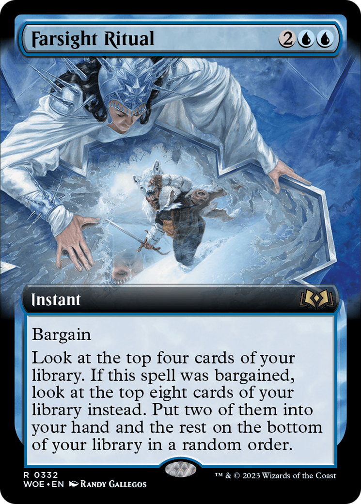 Image of Farsight Ritual (Extended Art) [Wilds of Eldraine]
