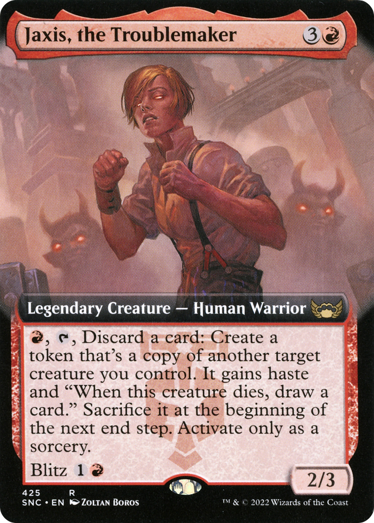 Image of Jaxis, the Troublemaker (Extended Art) [Streets of New Capenna]