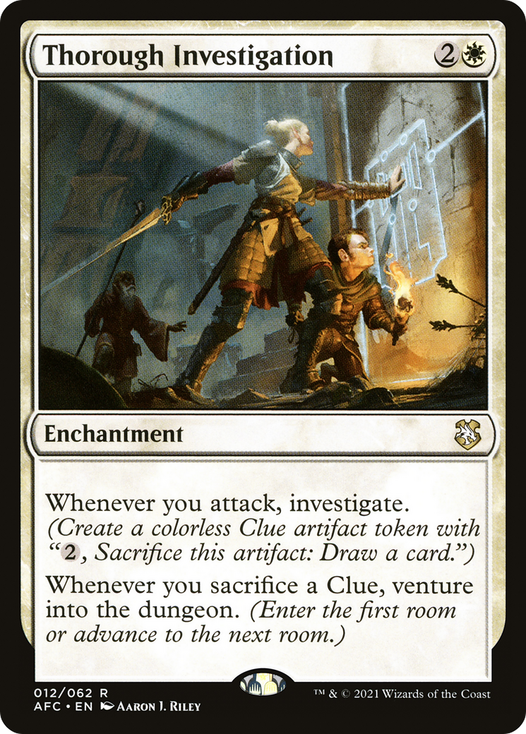 Image of Thorough Investigation [Dungeons & Dragons: Adventures in the Forgotten Realms Commander]