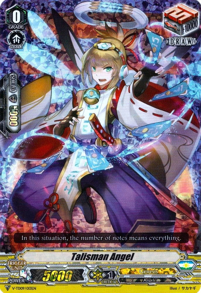 Image of Talisman Angel (Parallel Foil) (V-TD09/013EN) [Shinemon Nitta]