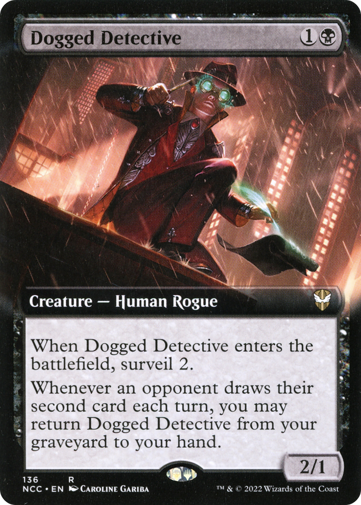 Image of Dogged Detective (Extended Art) [Streets of New Capenna Commander]