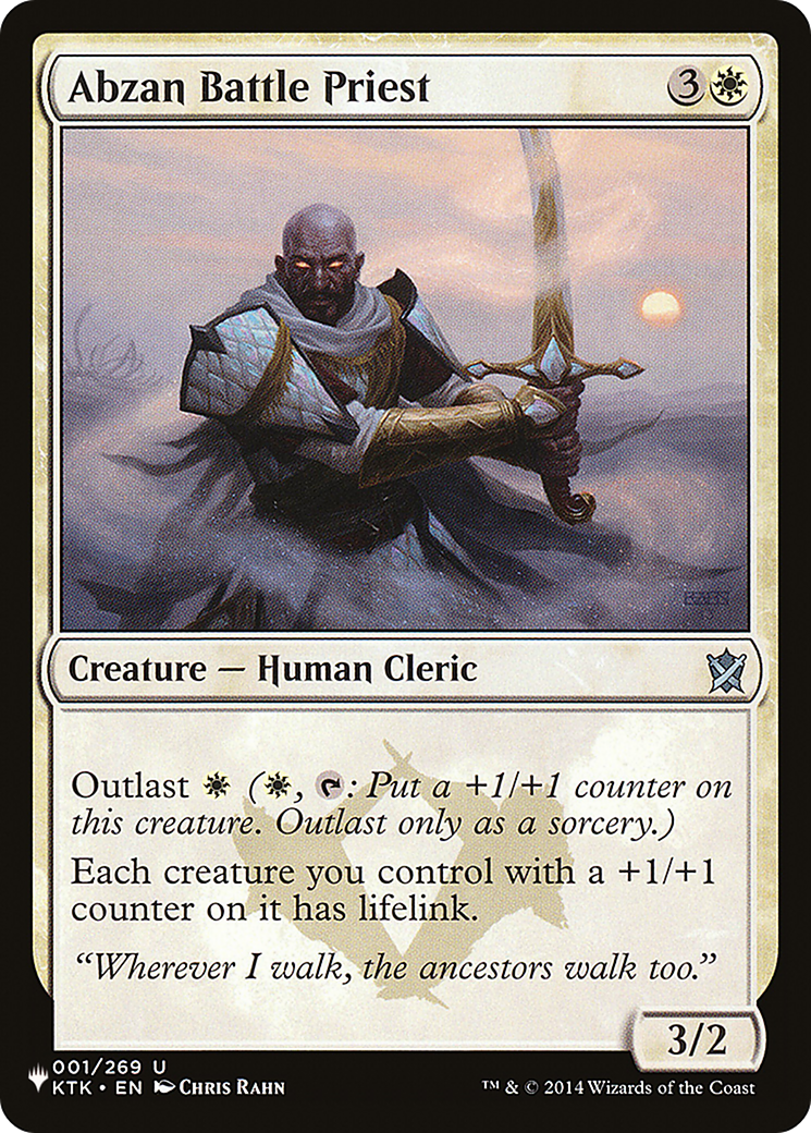 Image of Abzan Battle Priest [The List]