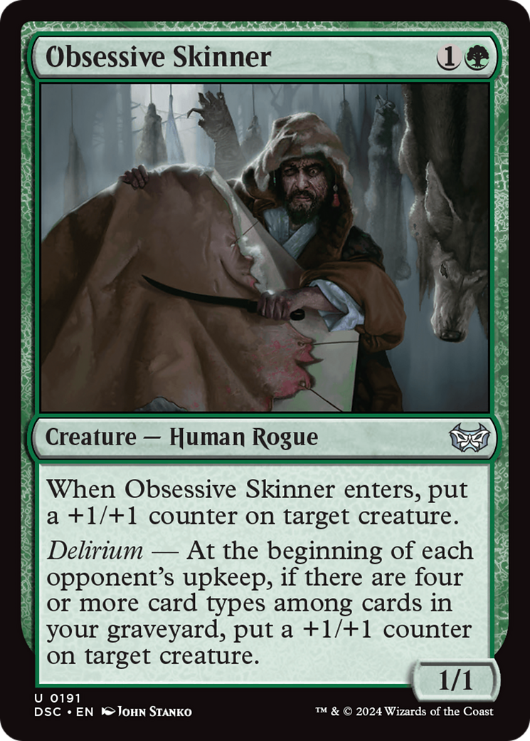 Image of Obsessive Skinner [Duskmourn: House of Horror Commander]