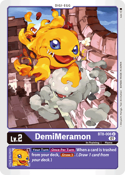 Image of DemiMeramon [BT8-006] [New Awakening]