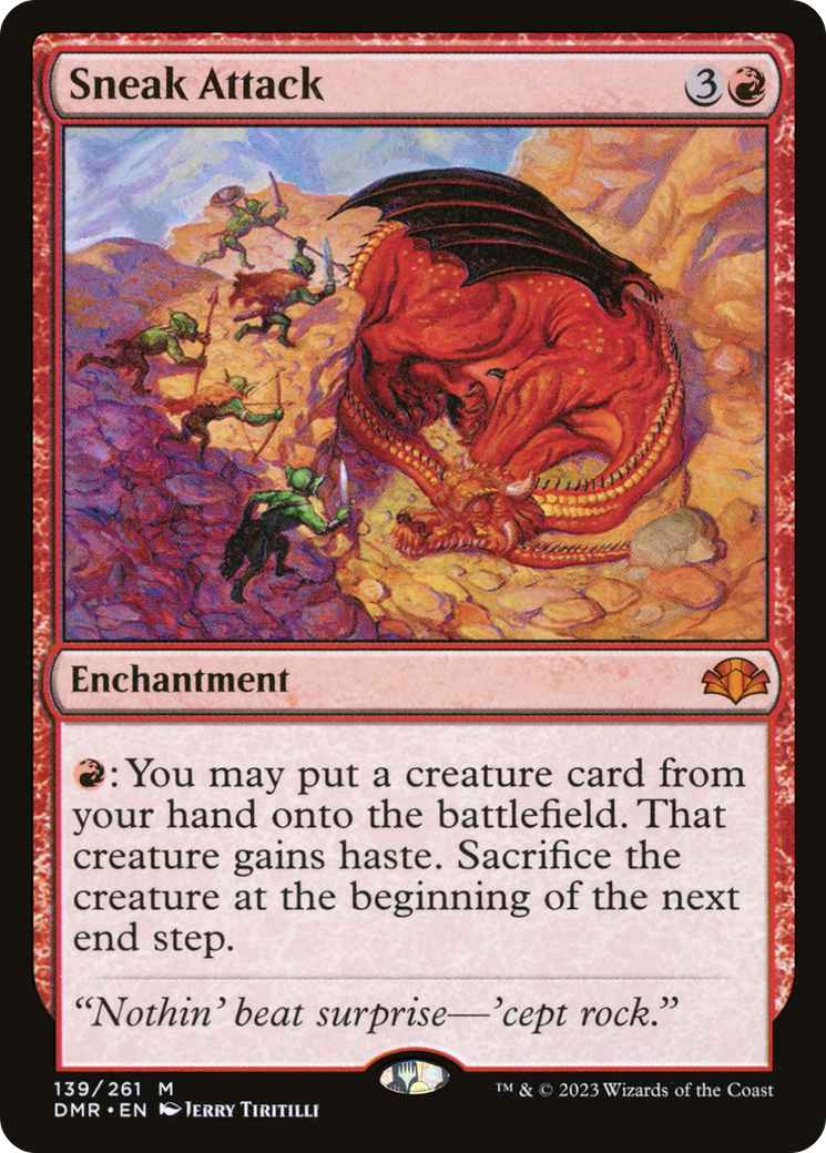 Image of Sneak Attack [Dominaria Remastered]