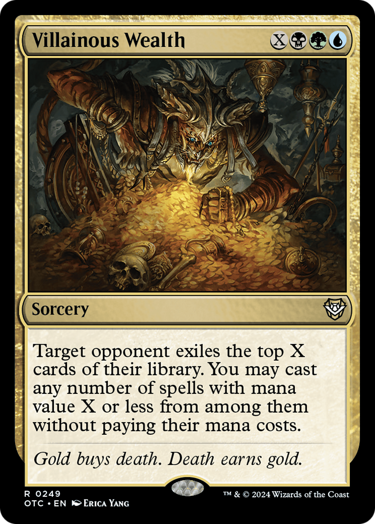 Image of Villainous Wealth [Outlaws of Thunder Junction Commander]