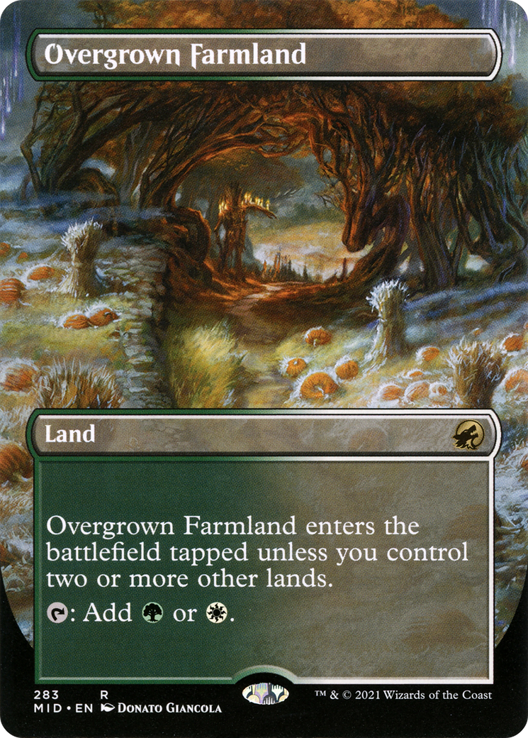 Image of Overgrown Farmland (Borderless Alternate Art) [Innistrad: Midnight Hunt]