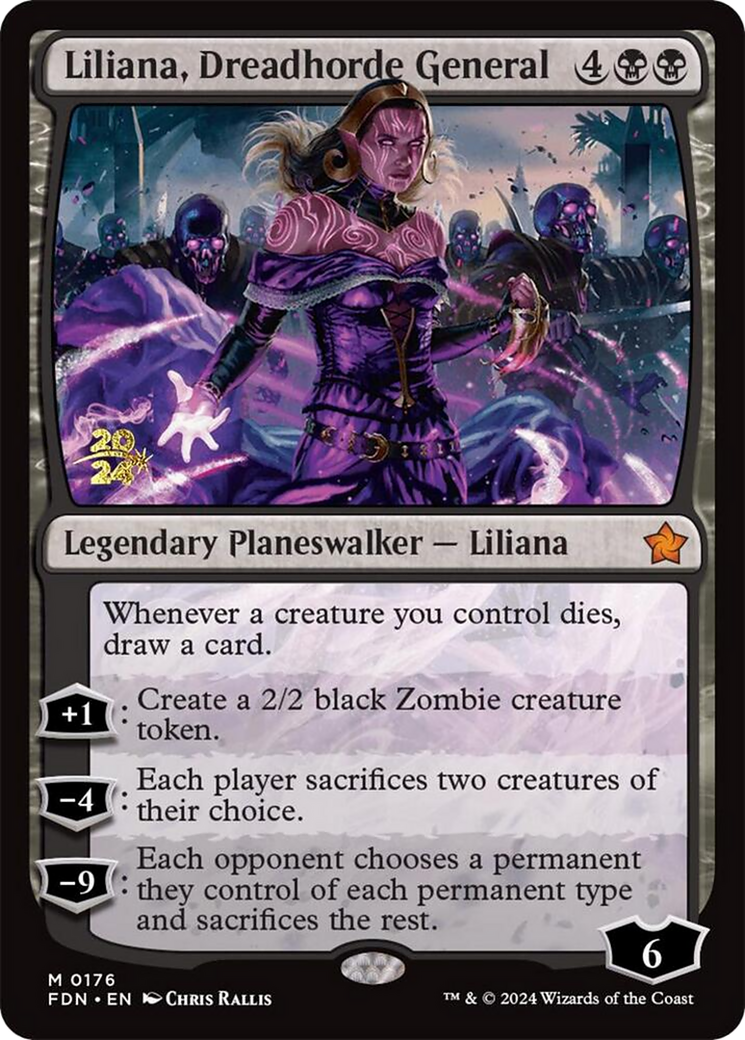 Image of Liliana, Dreadhorde General [Foundations Prerelease Promos]
