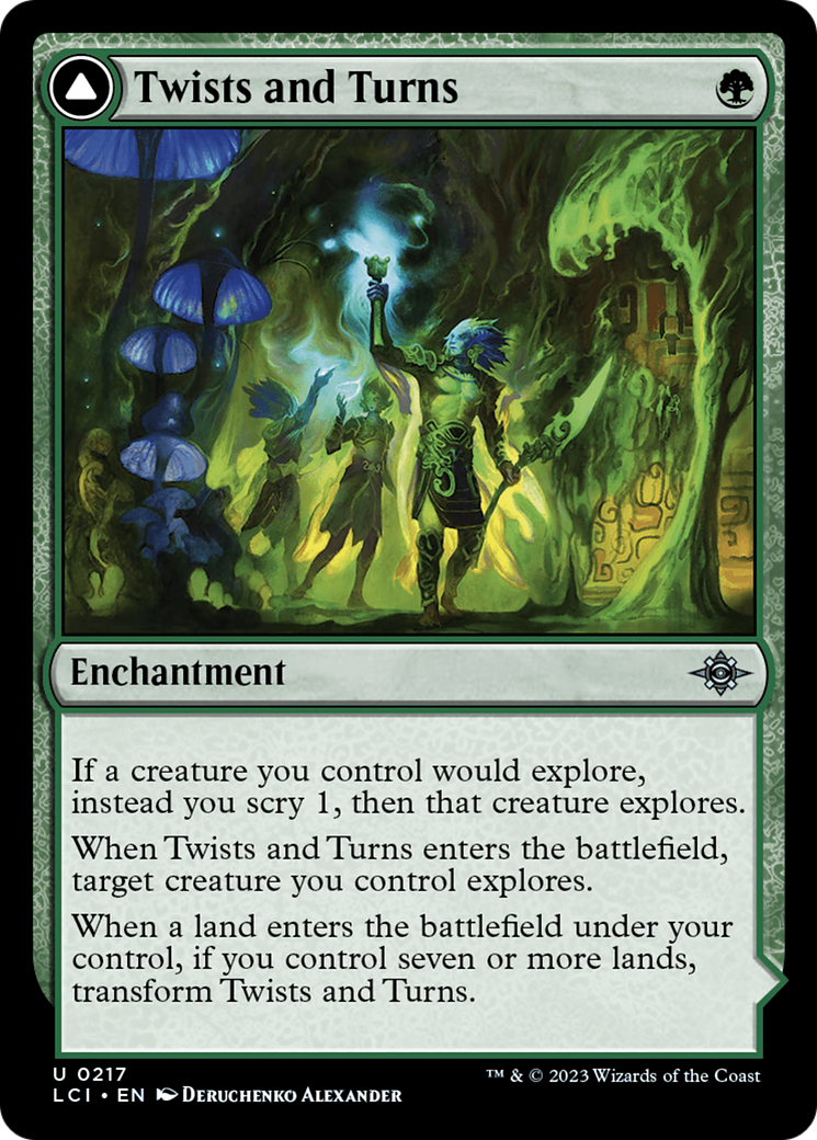 Image of Twists and Turns // Mycoid Maze [The Lost Caverns of Ixalan]