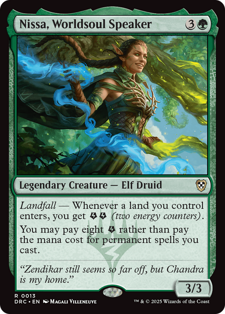 Image of Nissa, Worldsoul Speaker [Aetherdrift Commander]