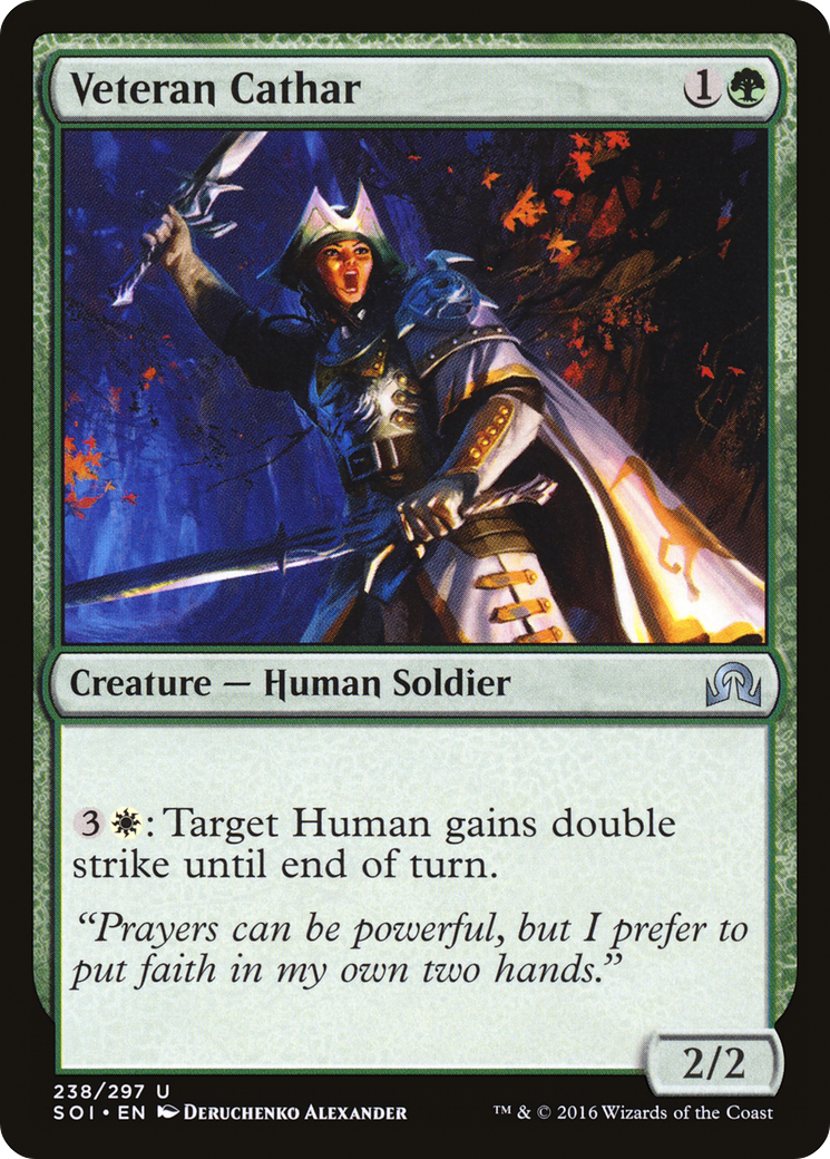 Image of Veteran Cathar [Shadows over Innistrad]